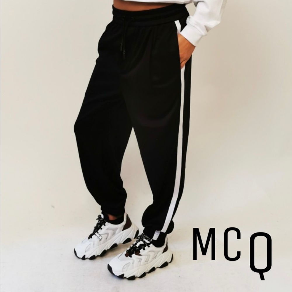 Alexander McQueen Black Jogger Pants